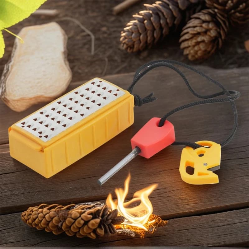 Lightweight Tinder Maker with Fire Starter: Portable Outdoor Survival Tool, Emergency Tinder Making & Cigarette Accessories Tool - 4