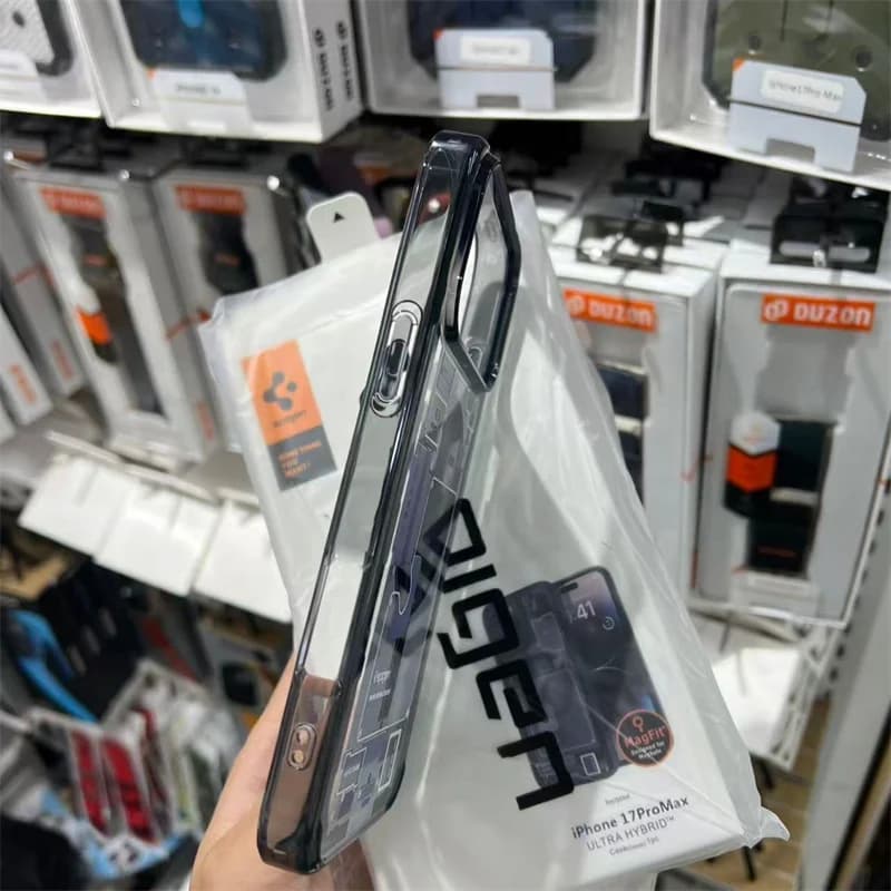 غطاء Spigen المغناطيسي لهواتف iPhone 12 و13 و14 و15 Plus و16 و17 و18 Pro Max، غطاء بتقنية Air، متوافق مع غطاء Apple Magsafe للحماية - 4
