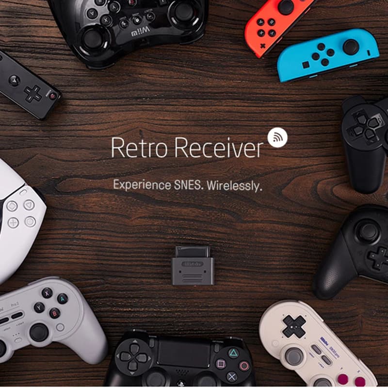 8BitDo Retro Receiver Bluetooth Adapter Dongle For SNES SF-C Snes Version For Original Super Nintendo&Super Famicom all models - 4