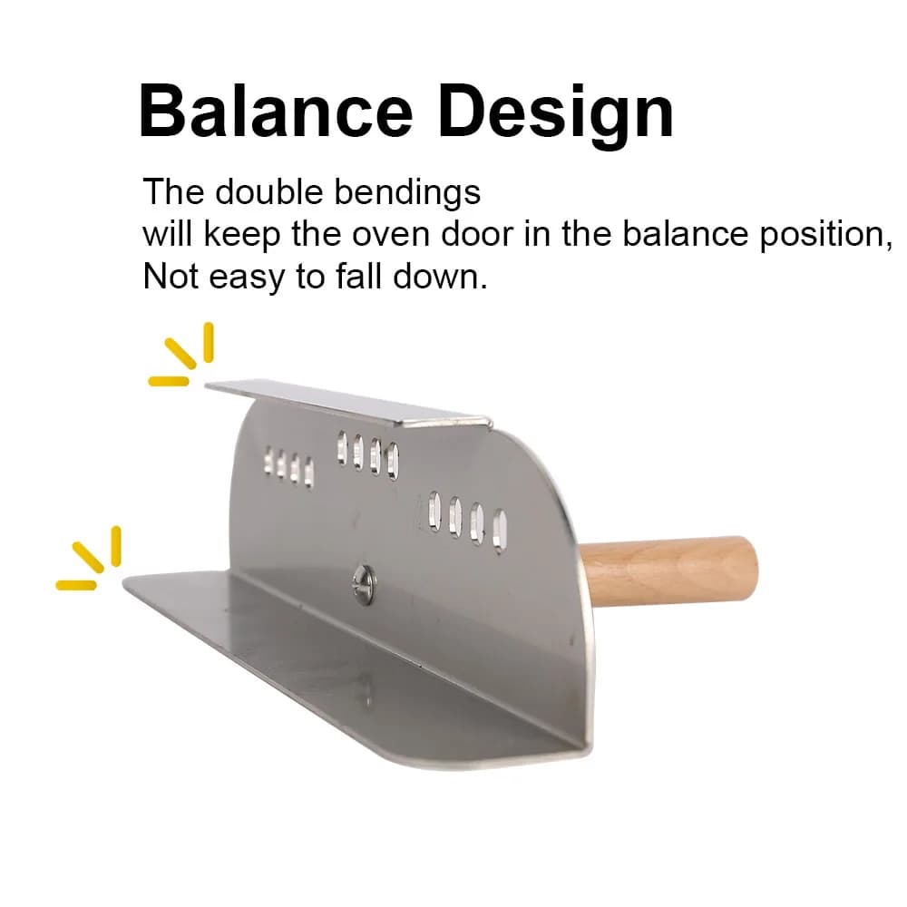 باب فرن Gozney Arc XL، باب فرن بيتزا من الفولاذ المقاوم للصدأ عالي التحمل، مصمم بشكل مثالي لفرن Gozney Tread - 3