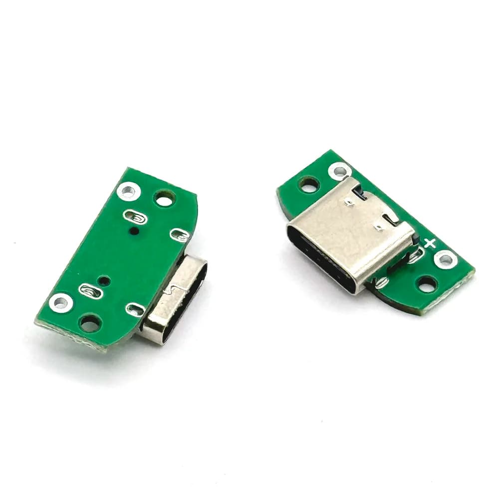 موصلات أنثى USB 3.1 type c جاك ذيل 16pin قابس ذكر USB طرفيات كهربائية لحام كابل بيانات DIY يدعم لوحة PCB - 6