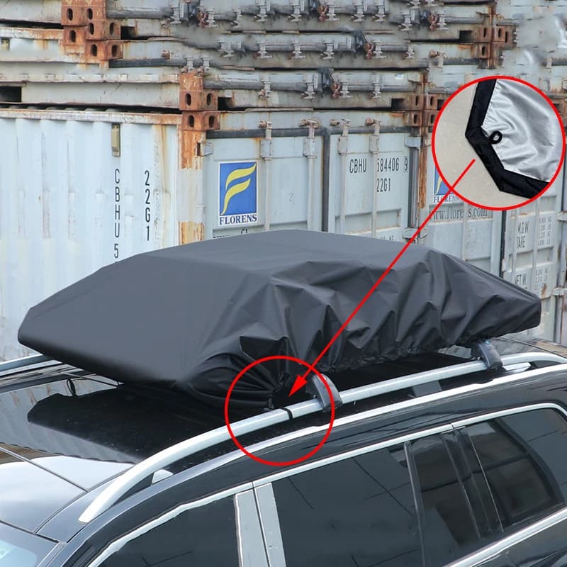 Multi Size Car Roof Rack Cover 210D Oxford Cloth Car Roof Travel Bag Waterproof Rain Cover Luggage Cargo Covers For Off-Road SUV - 5