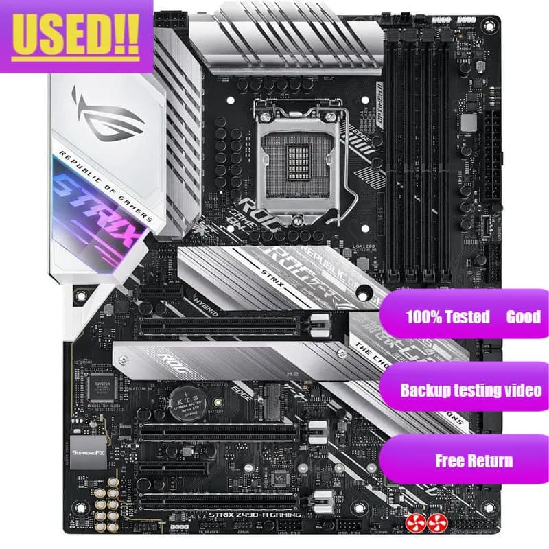 ASUS Z490-A GAMING LGA 1200 Z490 SATA 6Gb/s ATX Intel Motherboard - 2