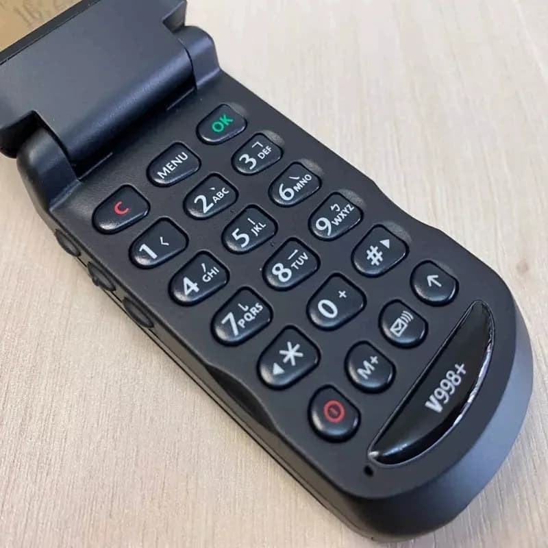 هاتف محمول كلاسيكي قديم Motorola V998 بتصميم صدفي قابل للطي مناسب كهاتف احتياطي تقليدي - 4
