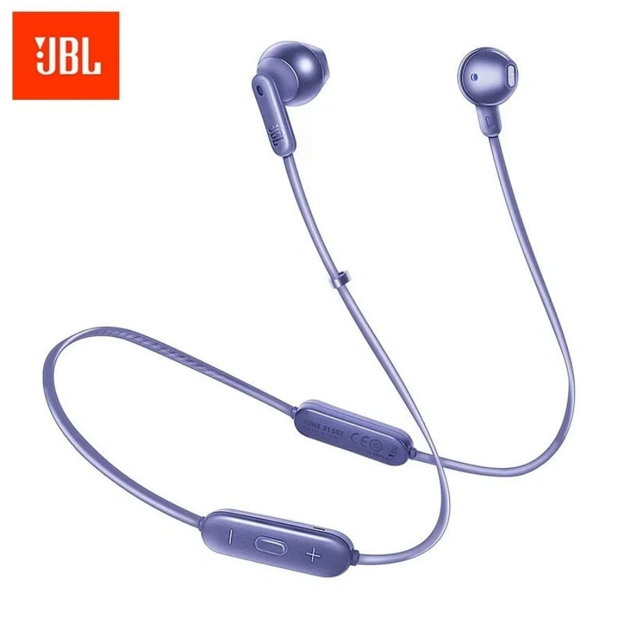 سماعات أذن JBL 215BT لاسلكية بلوتوث باس عميق 50 وقت تشغيل 21 ساعة ميكروفون مدمج مكالمات بدون استخدام اليدين مقاومة للعرق للرياضيين - 4