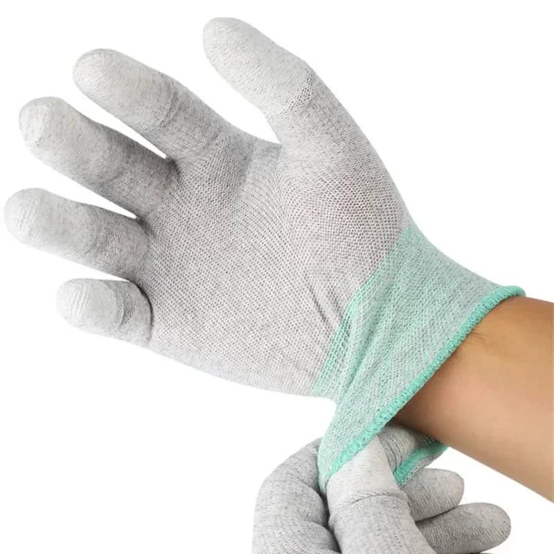 NEW MECHANIC AS02 Elasticity Non-Slip Carbon Fiber Gloves for Phone Electronic Parts Repair  Anti-static Protective Gloves - 3