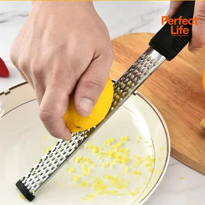 FAIS DU High Quality Stainless Steel Peel Lemon Cheese Vegetable Manual Grater Peeler Sharp Blade Choppable Cheese Kitchens Tool - 2