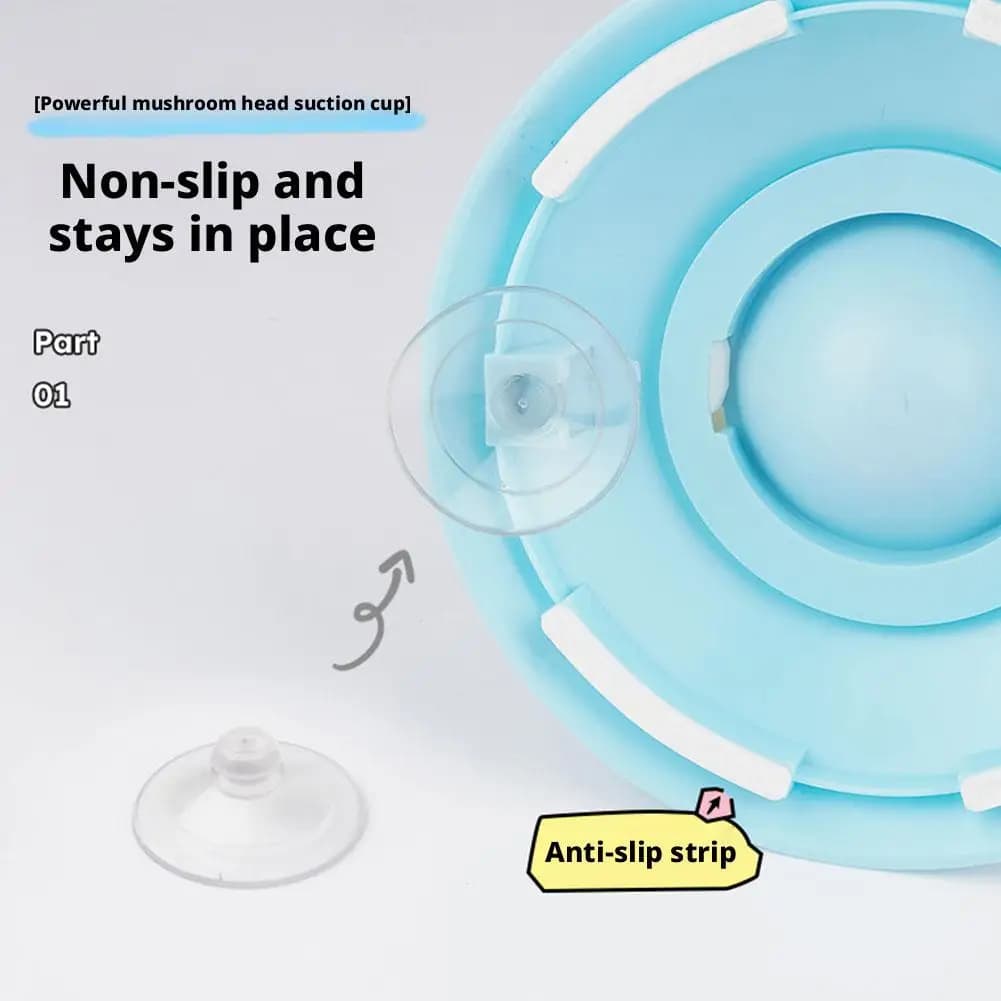 Dog Lick Ball Toy Slow Feeder for Dog Cat Liquid Food Calming Enrichment Toy for Bathing Grooming Anxiety Relief Lick Mat - 3