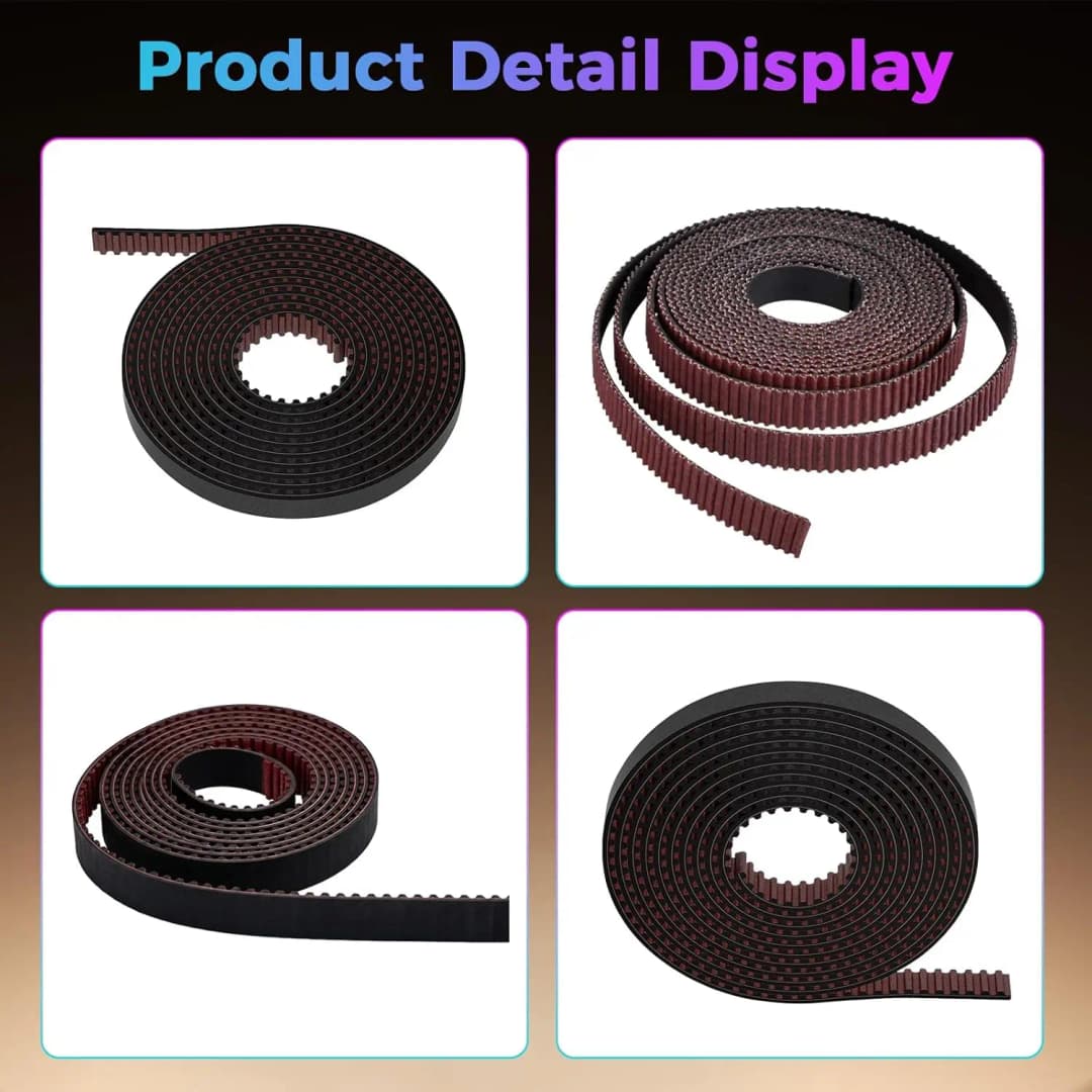 Creality Official K1/K1C/K1 Max/K1 SE Timing Belt Kit 2M, Original X/Y/Z Axis GT2,Synchronous Belt Fiber-Reinforced Rubber Belt - 5