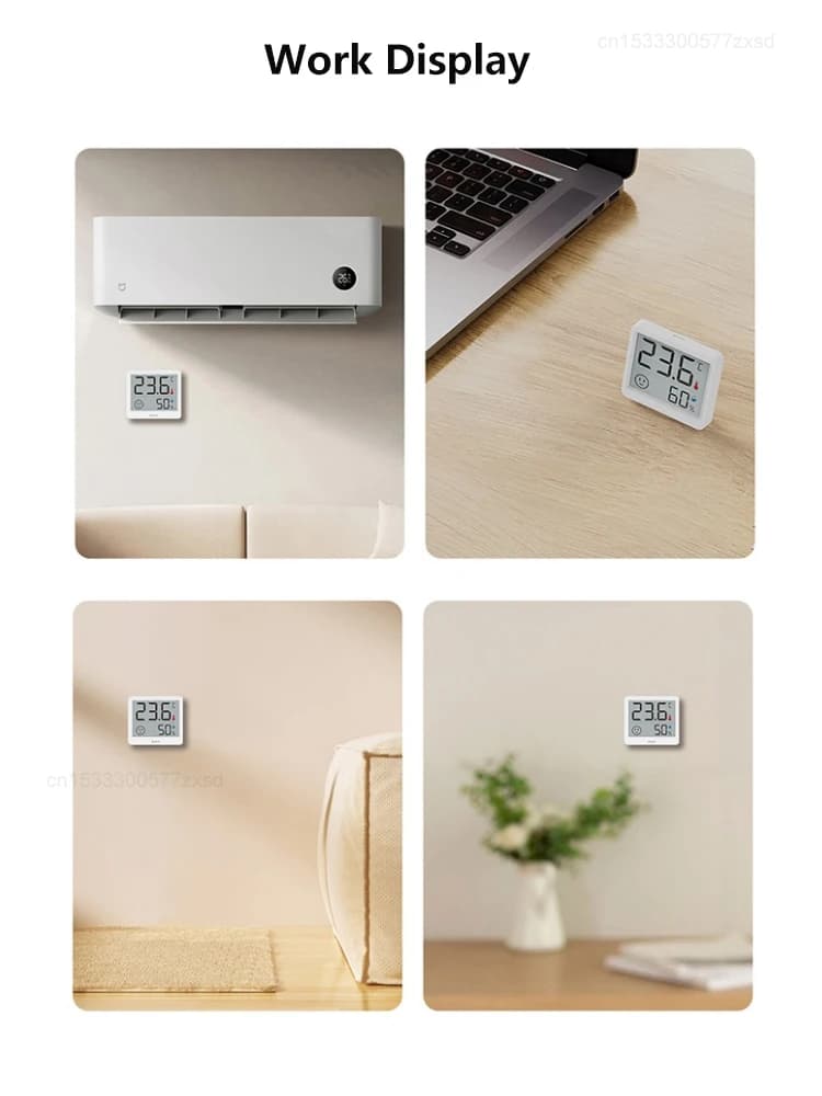 DUKA Atuman 2.5 Inch LCD Electronic Digital Temperature Humidity Meter Indoor Thermometer Hygrometer Weather Station Sensor Mini - 4