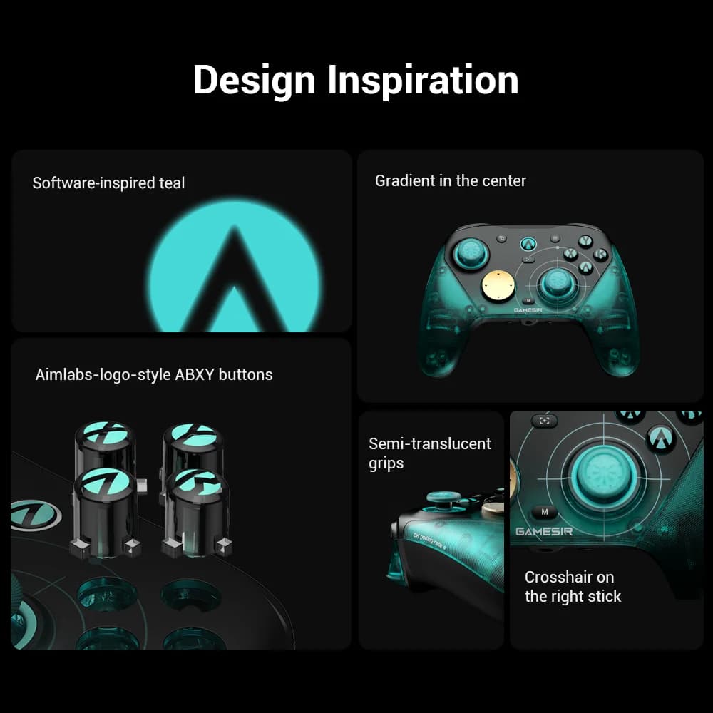 GameSir G7 Pro 8K Aimlabs Edition Wireless Switch Controller 8000Hz Polling Rate Gamepad, TMR Gen-2 Joystick Hall Effect Trigger - 2