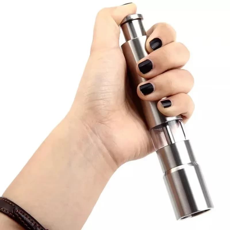 Manual Salt and Pepper Grinder ,Household Sea Salt Ginder,Creative Stainless Steel SpiceGrinder,Manual Sea Salt Mi - 5