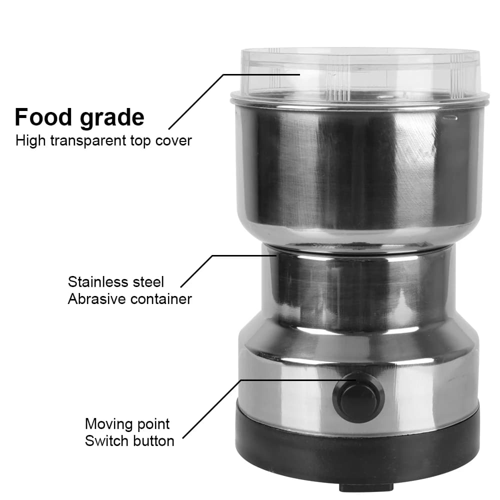 Electric Coffee Grinder for home Grains Grinder Machine Kitchen Multifunctional Coffe Chopper Blades Nuts B eans Spices Blender - 4