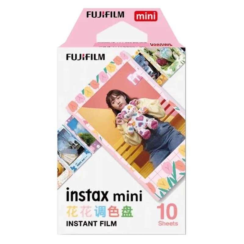 Fujifilm Instax Mini Flower Color Palette Fuji Instant Photo Paper For 11 12 50s 90 25 Share SP-1 Camera (Expiration date: 2027) - 5