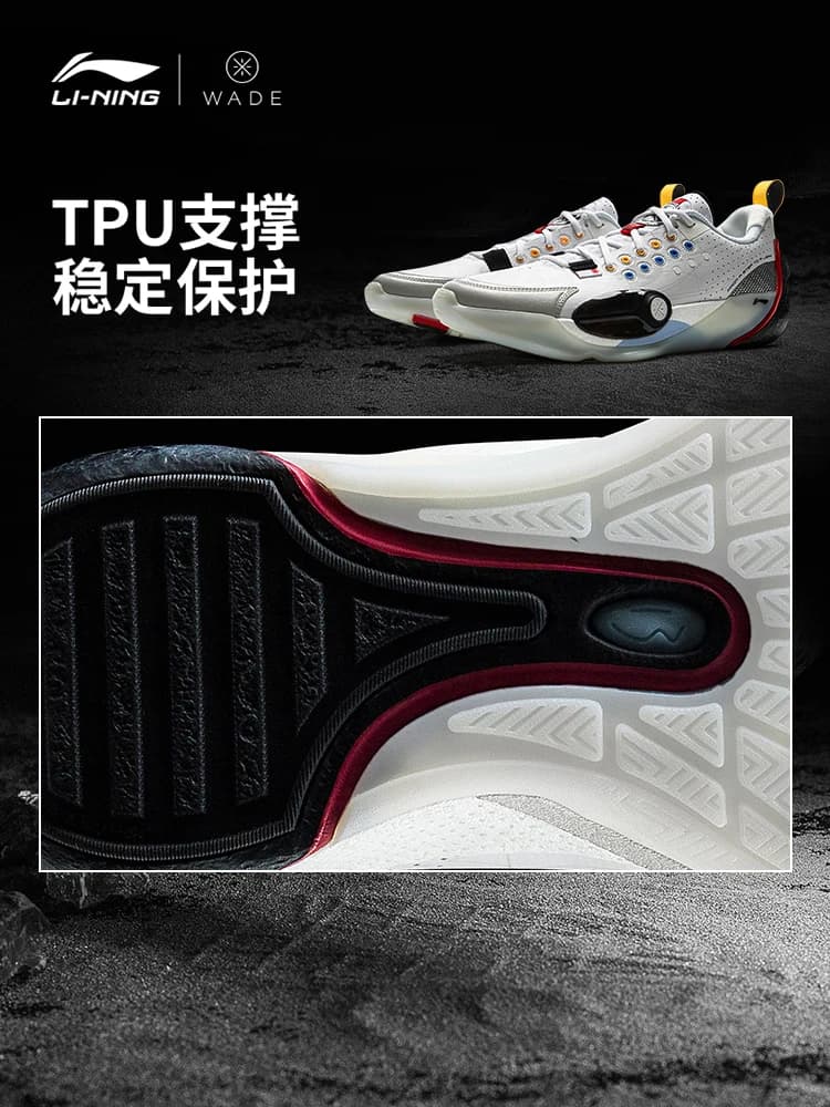 LI NING QUANCHENG13 Basketball shoes men's cushioned low top new anti slip and wear-resistant practical low top sports shoes - 6