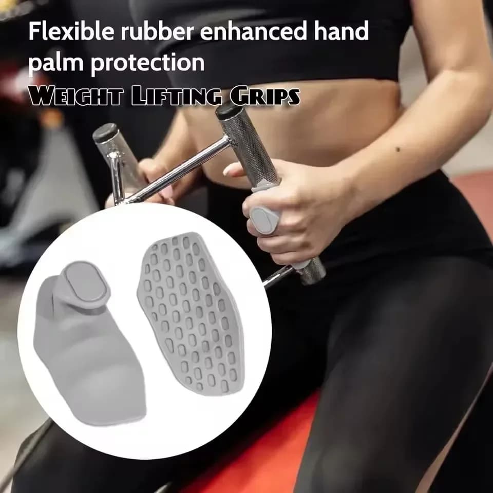 Gym Gloves Grip Strengthener Silicone Palm Grips Crosstraining Palm Grip Hand Protection for Gymnastics Weightlifting Exercise - 2