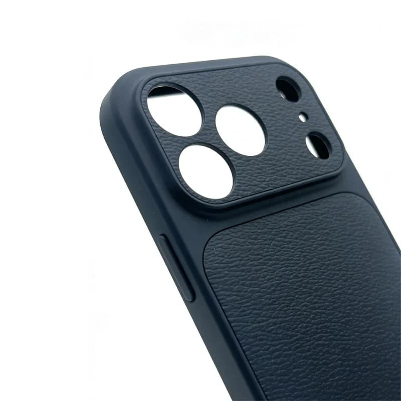 Personalise Gold Silver Initials Letter Leather Case For Iphone 15 14 13 17 pro max 14 16 Plus 17air Luxury Lens Protextion Case - 3