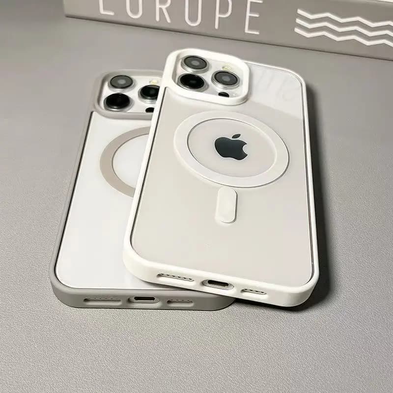 جراب هاتف شحن لاسلكي فاخر لماجسيف لآيفون 17 16 15 14 13 12 11 برو ماكس 16 بلس 16e 17 إير، غطاء مغناطيسي - 3