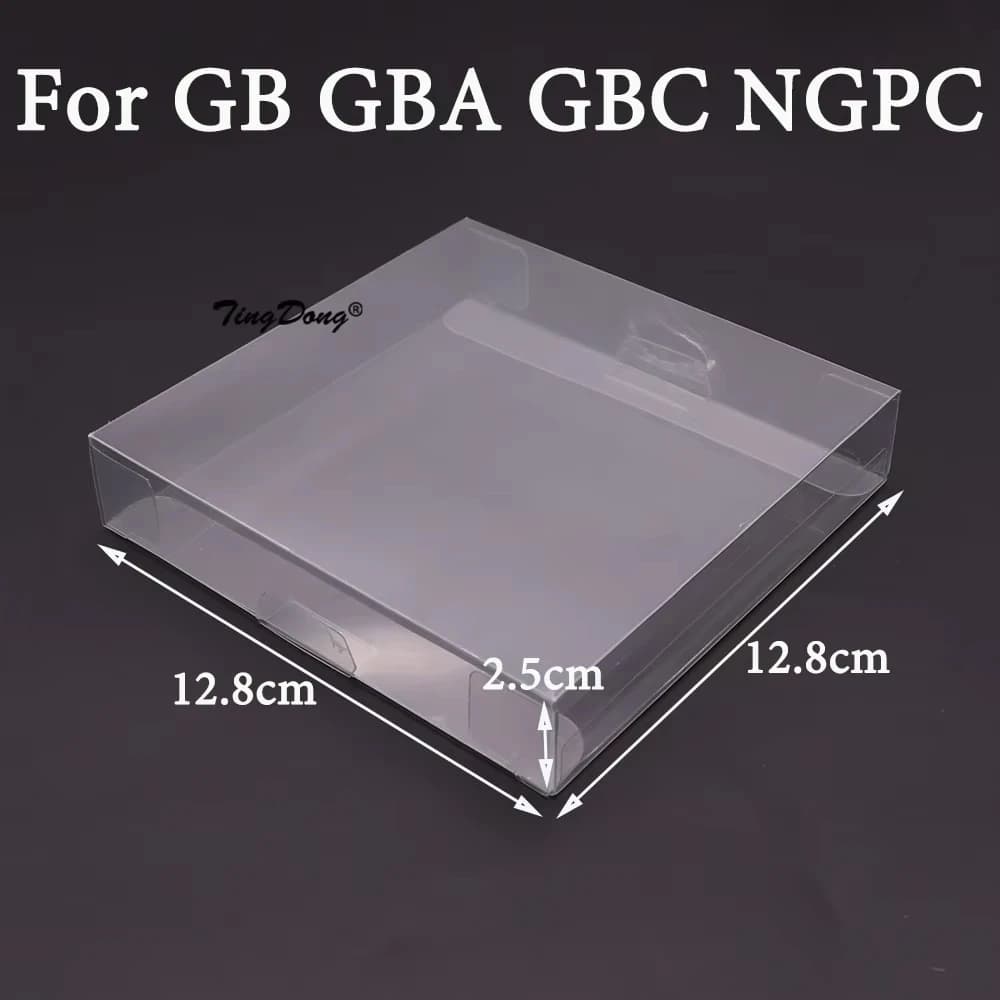 غطاء حماية شفاف للخراطيش، متوافق مع أجهزة GB وGBA وGBC وSNES وN64 وNES وNGPC وSwitch، علبة حماية لأجهزة PS5 وPS4 وPS3 - 5