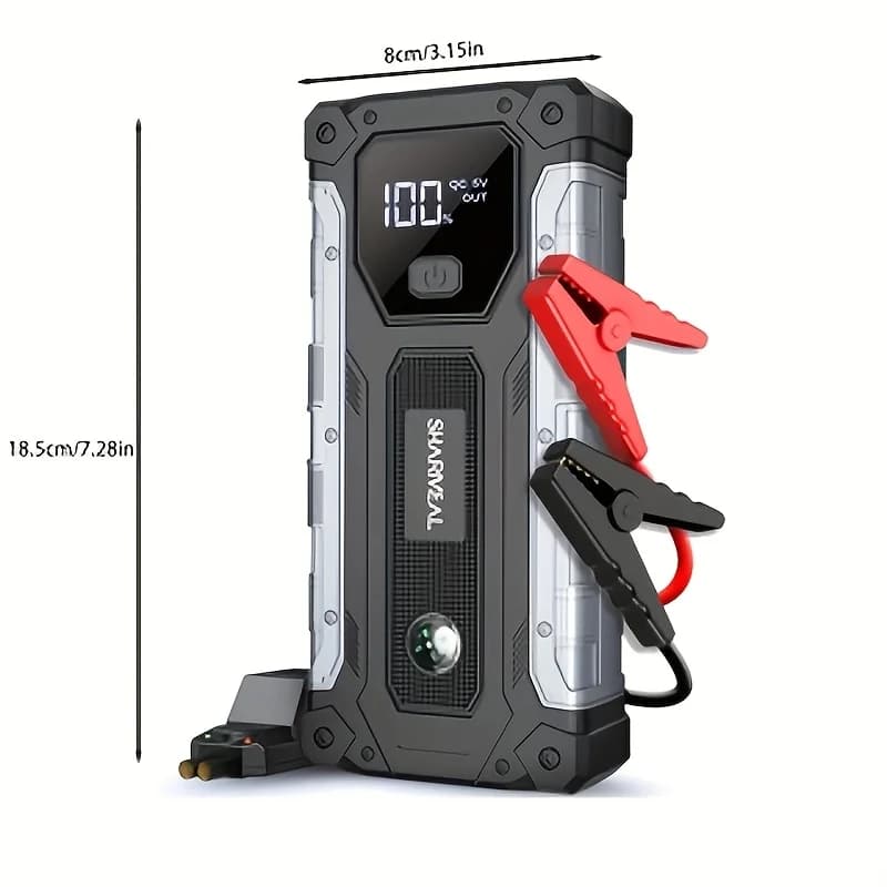 10000A Jump Starter Power Supply Emergency Battery Pack For Petrol Diesel Engines 12V Emergency Power Box With LED Lighting - 5