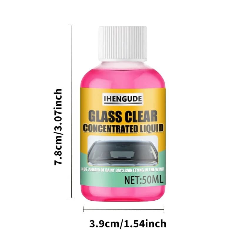 Car Glass Concentrated Coating Waterproof Windshield Wiper Fluid, Keeps It Smooth, Rainproof and Anti-Fog Without Streaks, Quickly Restores Glass Clarity - 6