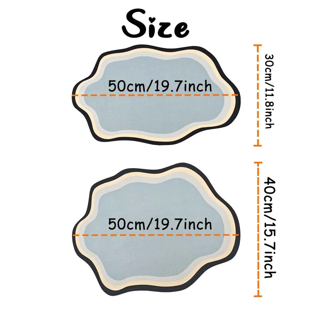    مخصص الحيوانات الأليفة تغذية حصيرة لطيف شكل الكلب المشطورة الطين الكلمة حصيرة عدم الانزلاق مقاوم للماء ديكور المنزل وسادة تغذية الكلب - 6
