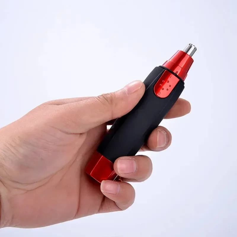 ماكينة حلاقة كهربائية خالية من الألم لشعر الأنف والأذن، محمولة مع شفرة قابلة للغسل لإزالة شعر الحواجب والوجه، أداة خفيفة الوزن للعناية الشخصية المنزلية - 4