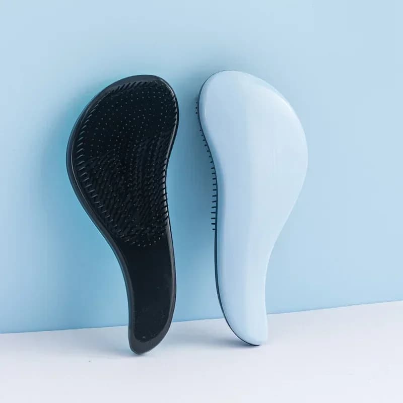 مشط شعر سحري ناعم، فرشاة شعر تدليك مضادة للكهرباء الساكنة، فرشاة هوائية لفك تشابك الشعر، أداة تصفيف شعر من صالون الحلاقة - 3