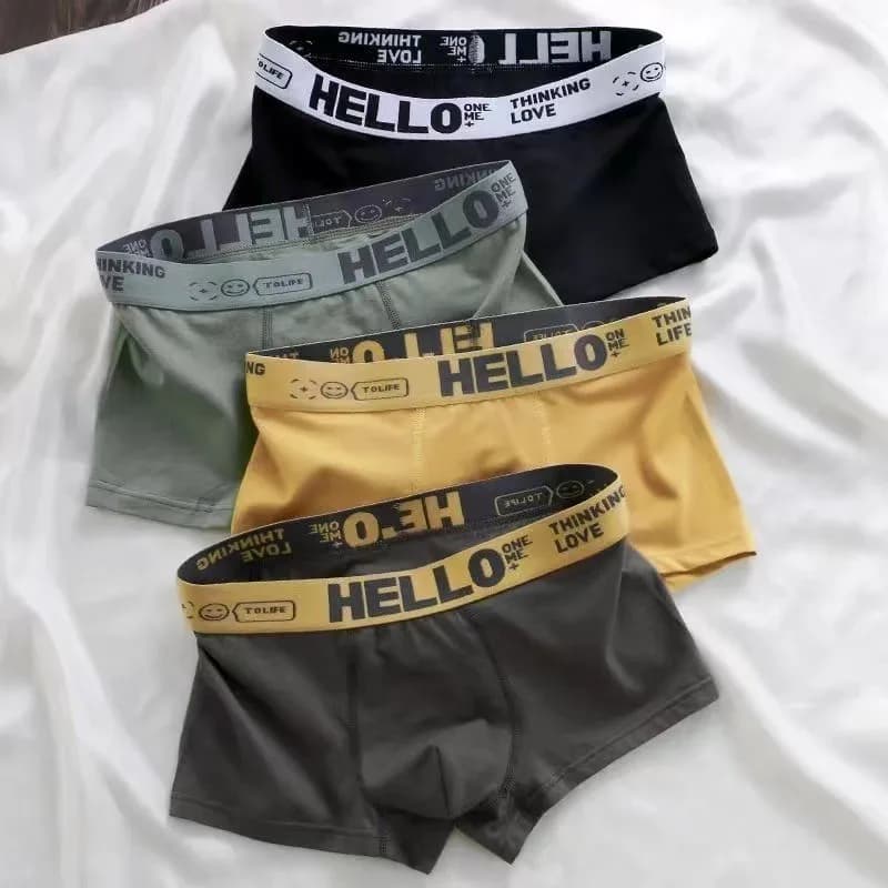 6pieces Mens Underwear Men Cotton Underpants Male Pure Men Panties Shorts Breathable Boxer Shorts Comfortable soft Plus size - 2