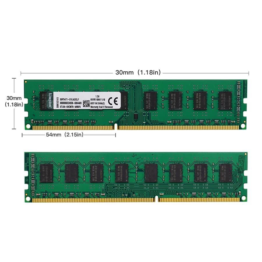 Kingston Memoria Ram DDR3 4GB 8GB 1600MHZ PC3-12800 1.5V 240Pin for Desktop Computer - 3