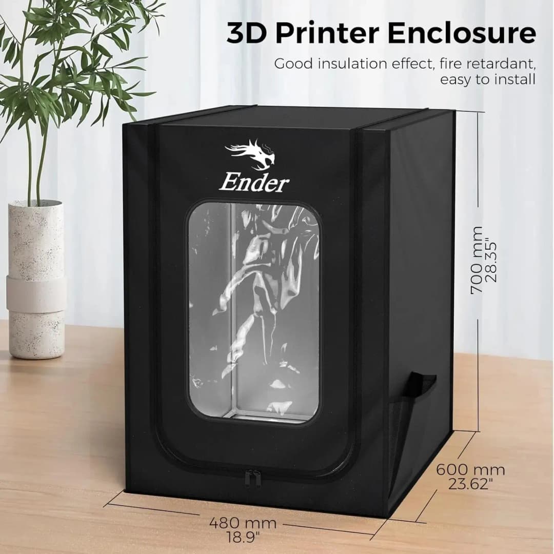 CREALITY Ender 3D Printer Enclosure Upgrade 720*600*480mm Good Insulation Effect Fire Retardant for Ender-3 Series - 6