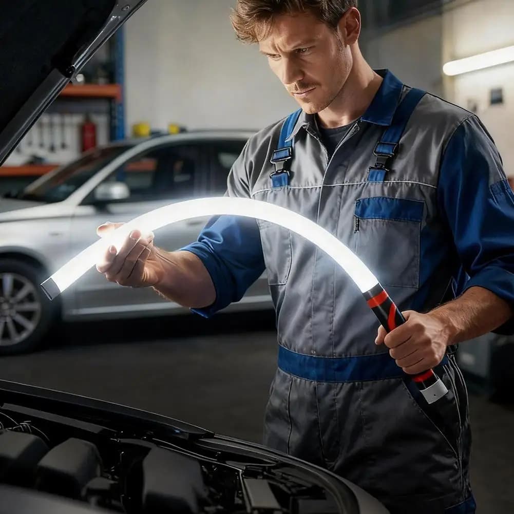 73cm Flexible LED Flashlight Stick Rechargeable Work Light Professional Mechanic Tool for Car Repair Engine Bay Inspection Lamp - 3