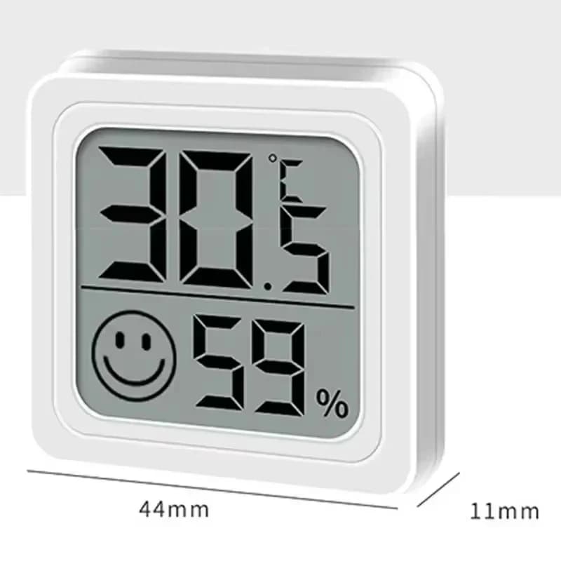 لينوفو 1/4 قطع ميني LCD ميزان حرارة رقمي ميزان رطوبة داخلي مستشعر درجة حرارة ورطوبة غرفة محطة طقس جديدة - 2