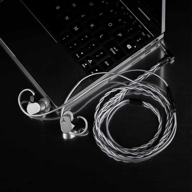 كابل ترقية MOONDROP MC1، ميكروفون 3.5mm، 0.78mm-2pin، كابل ميكروفون متعدد الأغراض لـ CHU II - 5