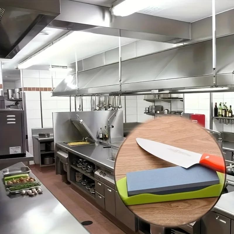 حجر شحذ ماسي مزدوج الوجهين متطور - صلابة عالية قاعدة مانعة للانزلاق شحذ آمن وسهل - 6