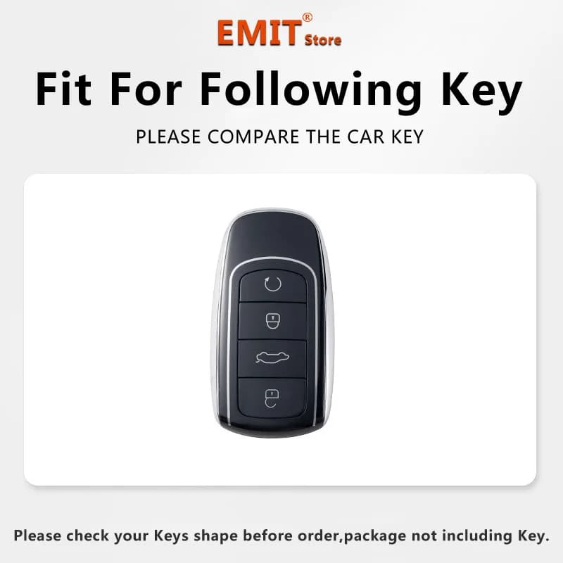 حافظة مفاتيح من سبائك الزنك لسيارة Chery Omoda C5 5 9 Phev Premium 2025 2026 إكسسوارات السيارات غطاء ريموت حامل غطاء سلسلة مفاتيح - 3