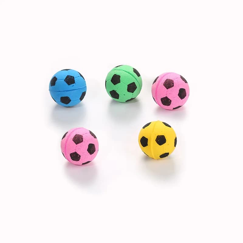 1/3/5/10 Pcs Professional Latex Foam Football Pet Dog Toy Funny Pets Toys Squeaky Ball Dog Cat Interactive Training Accessories - 3
