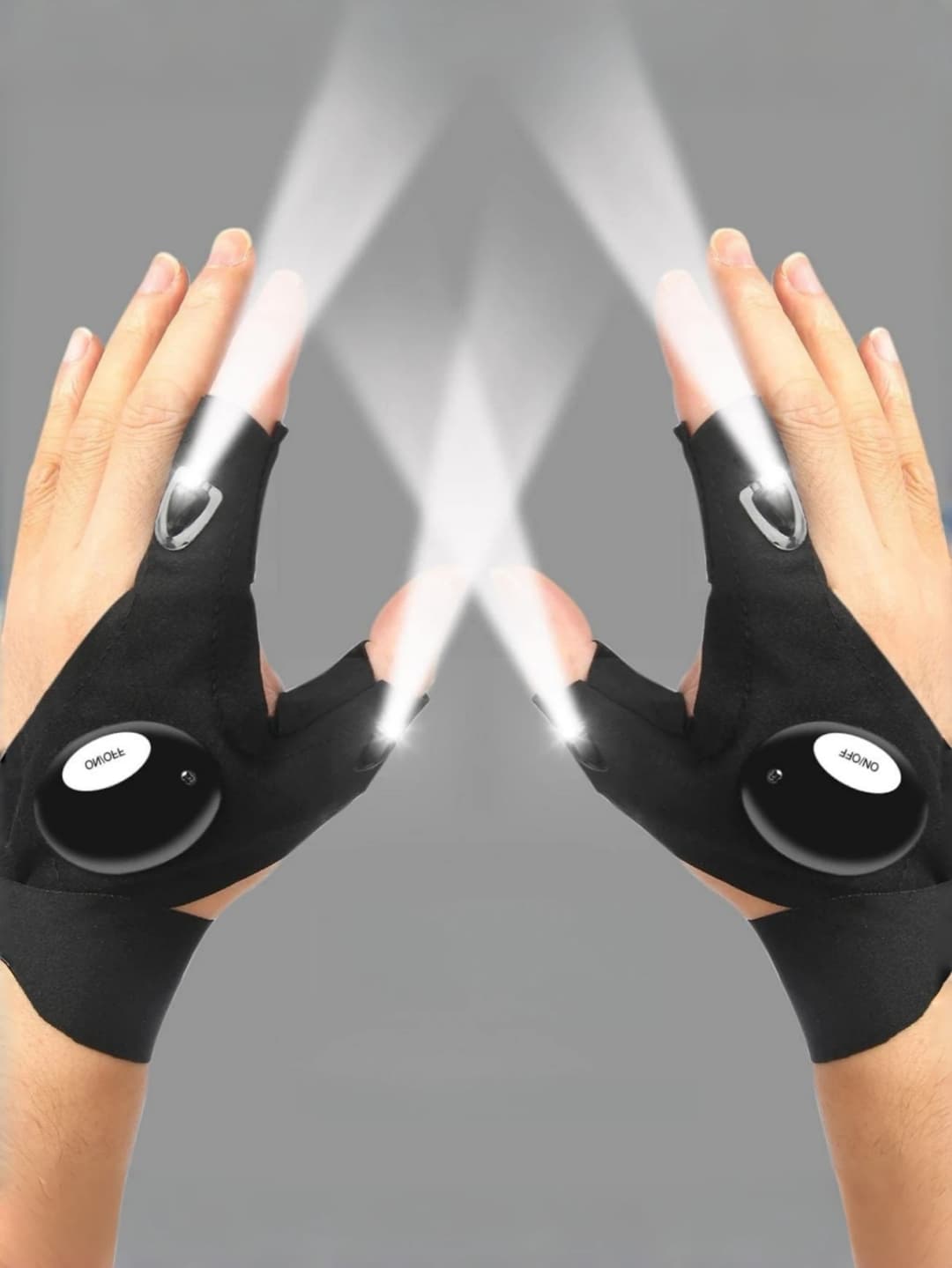 قفازات كشاف LED، هدايا مميزة للرجال والبالغين، إضاءة أصابع مثالية للصيد والتخييم