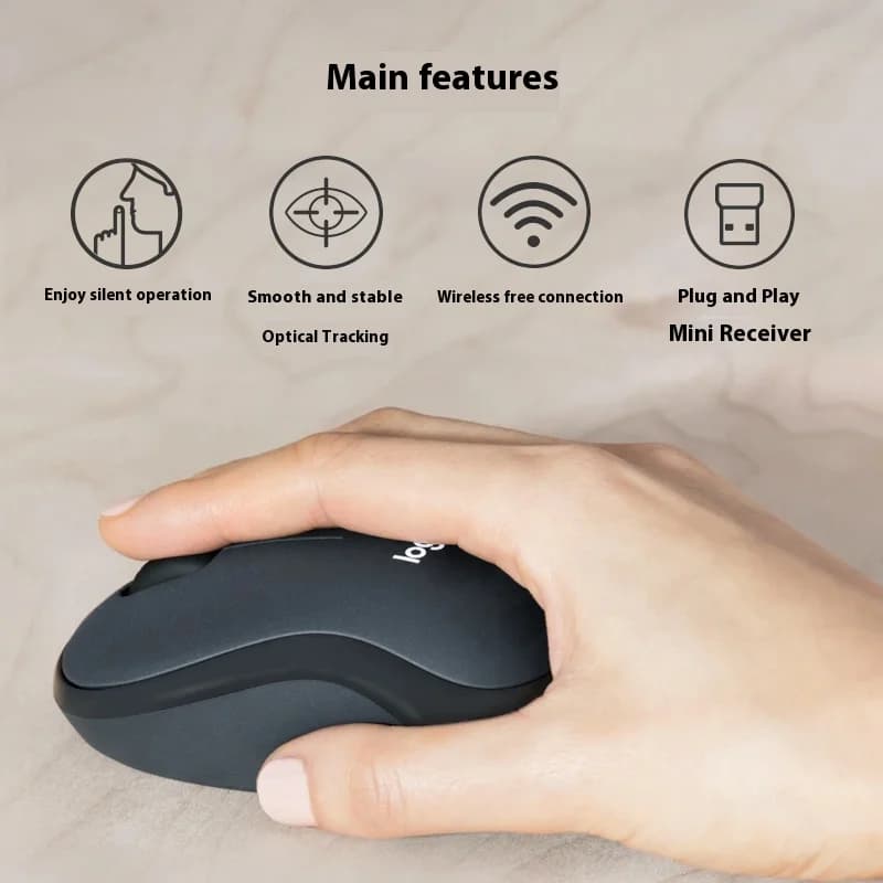 Logitech M220 Wireless Mouse Laptop Business Office Silent Portable Home Game Boys and Girls Super handy office mouse - 6