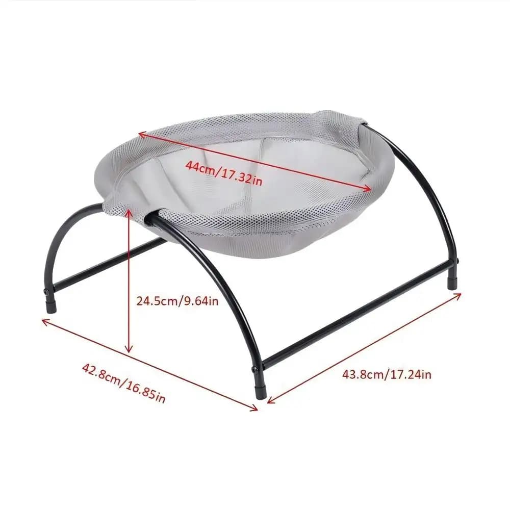 سرير أرجوحة للقطط، سرير قائم للكلاب، سرير نوم عميق للقطط الصغيرة والمتوسطة، قابل للفصل وسهل التنظيف، سجادات الحيوانات الأليفة - 6