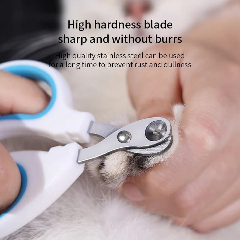 Professional Cat Nail Clippers for Small Cat Dog Stainless Steel Puppy Claws Cutter Pet Nail Grooming Clippers Trimmer - 5