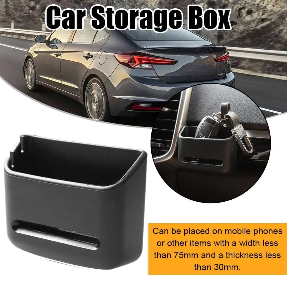Car Storage Box Universal Mobile Phone Cable Coin Car Accessories Holder Storage Sundries Auto Box Key Interior Organizer - 3