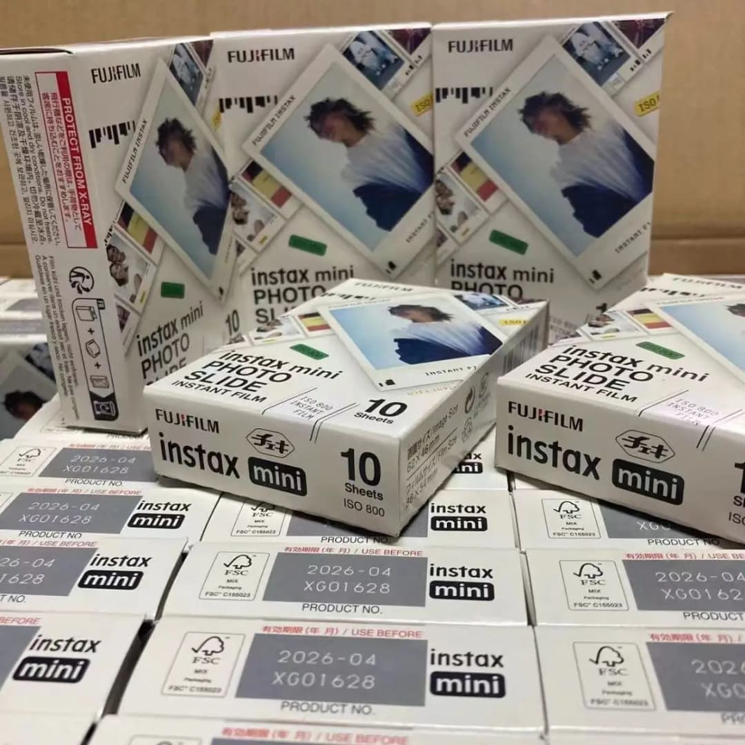 Fujifilm Instax Photo Slide Color Film 10-50 Sheets For Fuji Instax Mini 12 Film Mini 11 9 8 7+ 40 99 90 Link Fuji Instax Film - 5