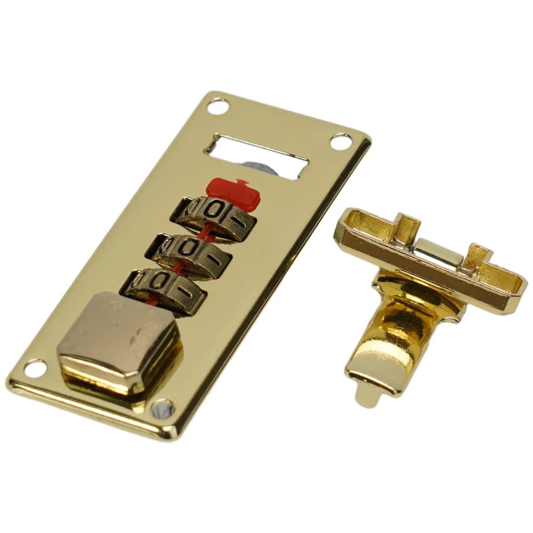 الجمع بين قفل بكلمة مرور قفل الأمتعة قفل حقيبة مكافحة سرقة قفل برمز الحديد ملحقات الأجهزة المنزلية - 3