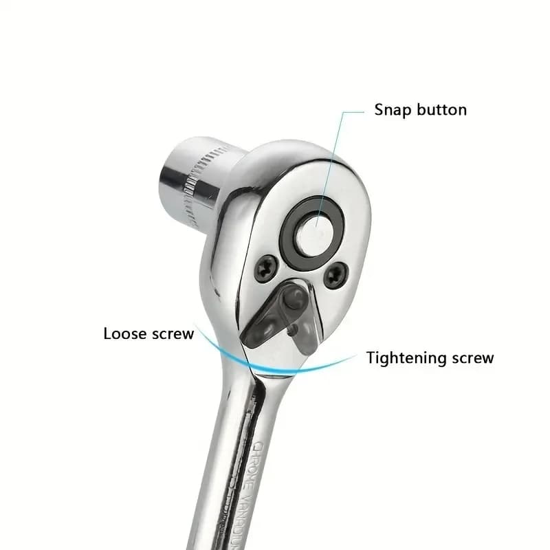 46pcs NEW Car Repair Tool Kit 46/53 Piece/Set Socket Set Car Repair Tool Ratchet Torque Wrench Combo Auto Repairing Tool Set - 6