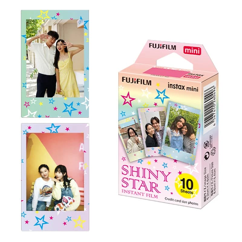 10/20/30Sheets Fujifilm Shiny Star Instax Mini Color Film Photo Paper For Fuji Mini 12 8 9 7s 25 26 70 90 Instant Camera SP-1 2 - 2