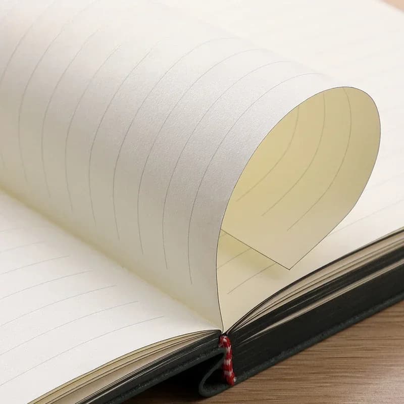 دفتر ملاحظات A5 من جلد الغنم، 256 صفحة، دفتر يوميات، منظم أعمال، دفتر ملاحظات، لوازم مكتبية ومدرسية - 3