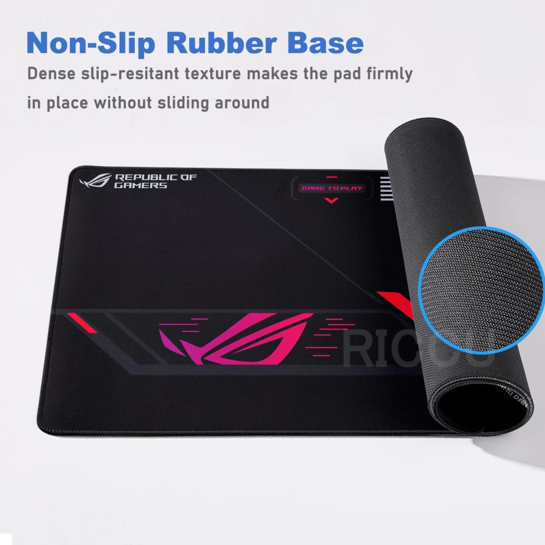 ASUS Xxl Mouse Mat Republic of Gamers ROG Large Gaming Mouse Pad Carpet Rubber Non-Slip Computer Desk Mat Keyboard Pad Playpad - 5