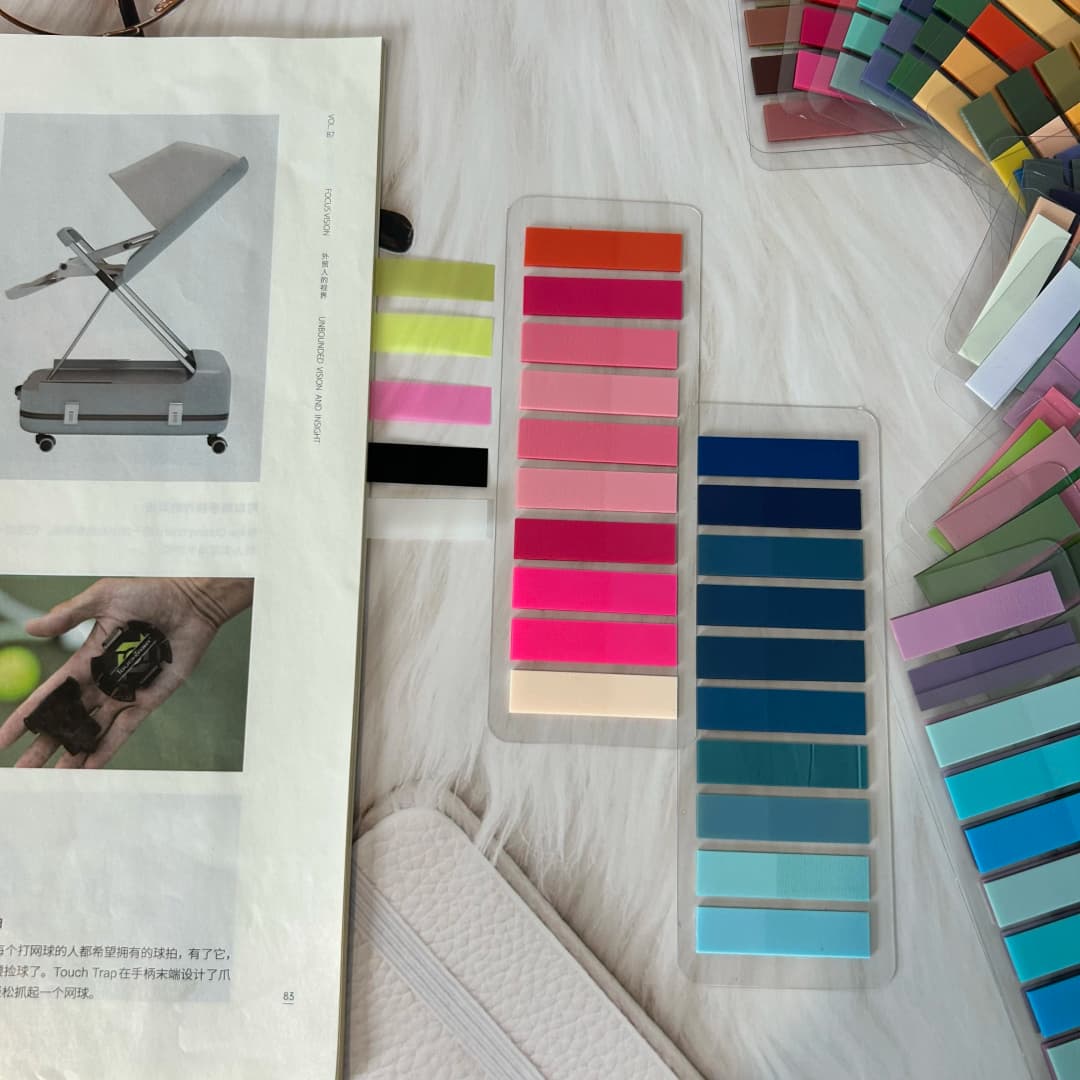 4800-200 ورقة فهرس علامات دفتر ملاحظات شفاف منصات مذكرة إبداعية لاصقة قرطاسية مدرسية ومكتبية ملصقات ذاتية اللصق - 2