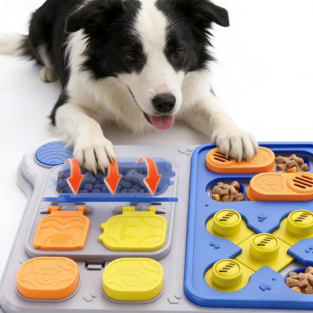 Dog Puzzle Toy & Pet Feeder - Treat Dispensing Toy for IQ Training, New Arrival, Ideal for Small/Medium Dogs - 2